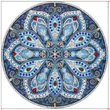 Kép 1/2 - Gyémántkirakó készlet - Mandala kék (eltérő formájú kövekkel)