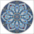 Kép 1/2 - Gyémántkirakó készlet - Mandala kék (eltérő formájú kövekkel)