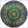 Kép 1/2 - Gyémántkirakó készlet - Mandala zöld (eltérő formájú kövekkel)