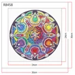 Kép 2/2 - Gyémántkirakó készlet - Mandala színes (eltérő formájú kövekkel)