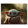 Kép 1/3 - Gyémánt kirakó keretre feszítve - Baby Yoda (Grogu)