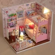 Kép 4/5 - Dollhouse - babaszoba makett (rózsaszin)