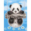Kép 1/3 - Számfestő - Játékos panda kölyök