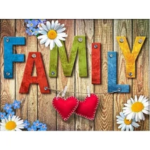 Gyémántkirakó készlet - Family