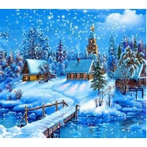 Gyémántkirakó készlet - Téli táj