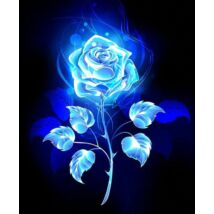 Gyémántkirakó készlet - Kék rózsa