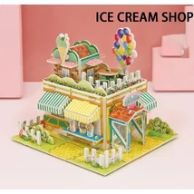 Papírmakett - fagyizó (3D puzzle)
