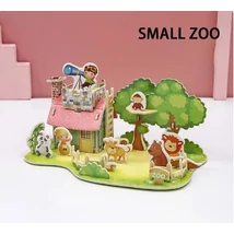 Papírmakett - állatkert - ZOO (3D puzzle)