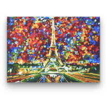 Számfestő - Eiffel torony őszi levelekkel