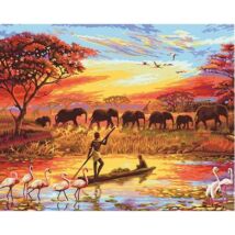 Számfestő - Afrikai naplemente