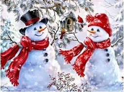 Gyémántszemes kirakók - Karácsony