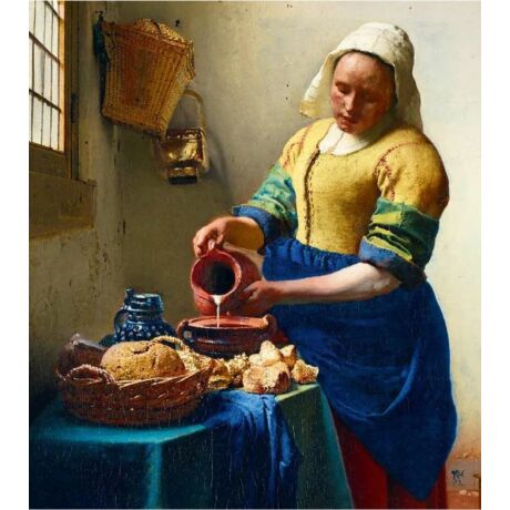 Gyémánt kirakó készlet - Vermeer: Tejet öntő nő