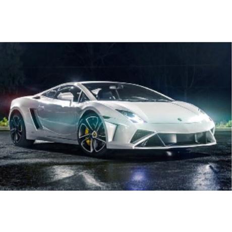 Gyémántkirakó készlet - Fehér lamborghini