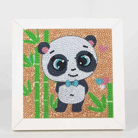 Gyémántkirakó készlet gyerekeknek - panda