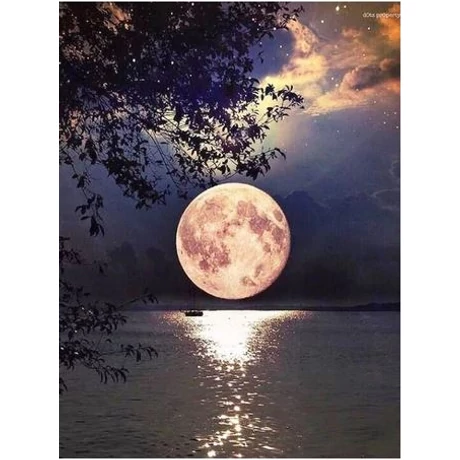 Gyémántkirakó készlet - Moon - Tél