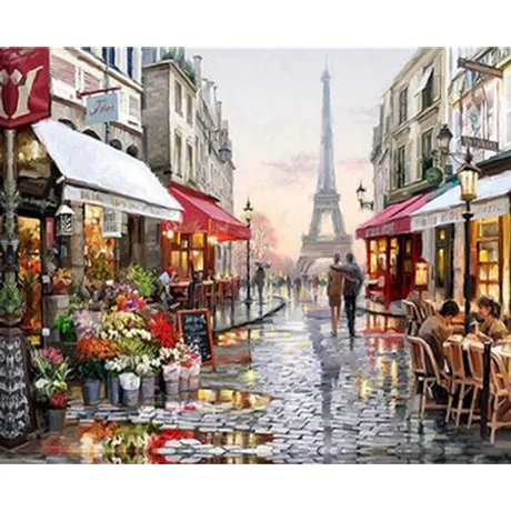 Gyémántkirakó készlet - Párizs - Eiffel torony