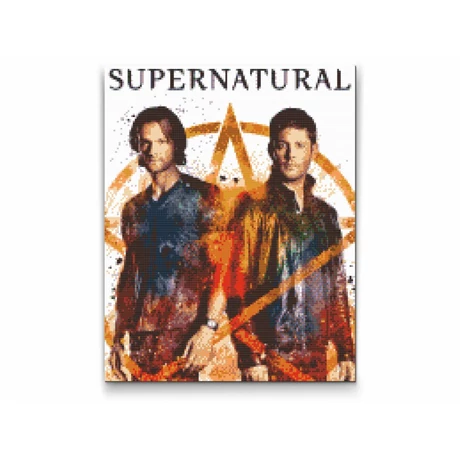 Gyémánt kirakó keretre feszítve - Odaát (Supernatural)