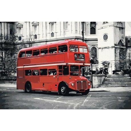 Számfestő - Londoni busz