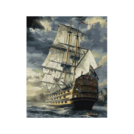 Számfestő - Vitorlás hajó
